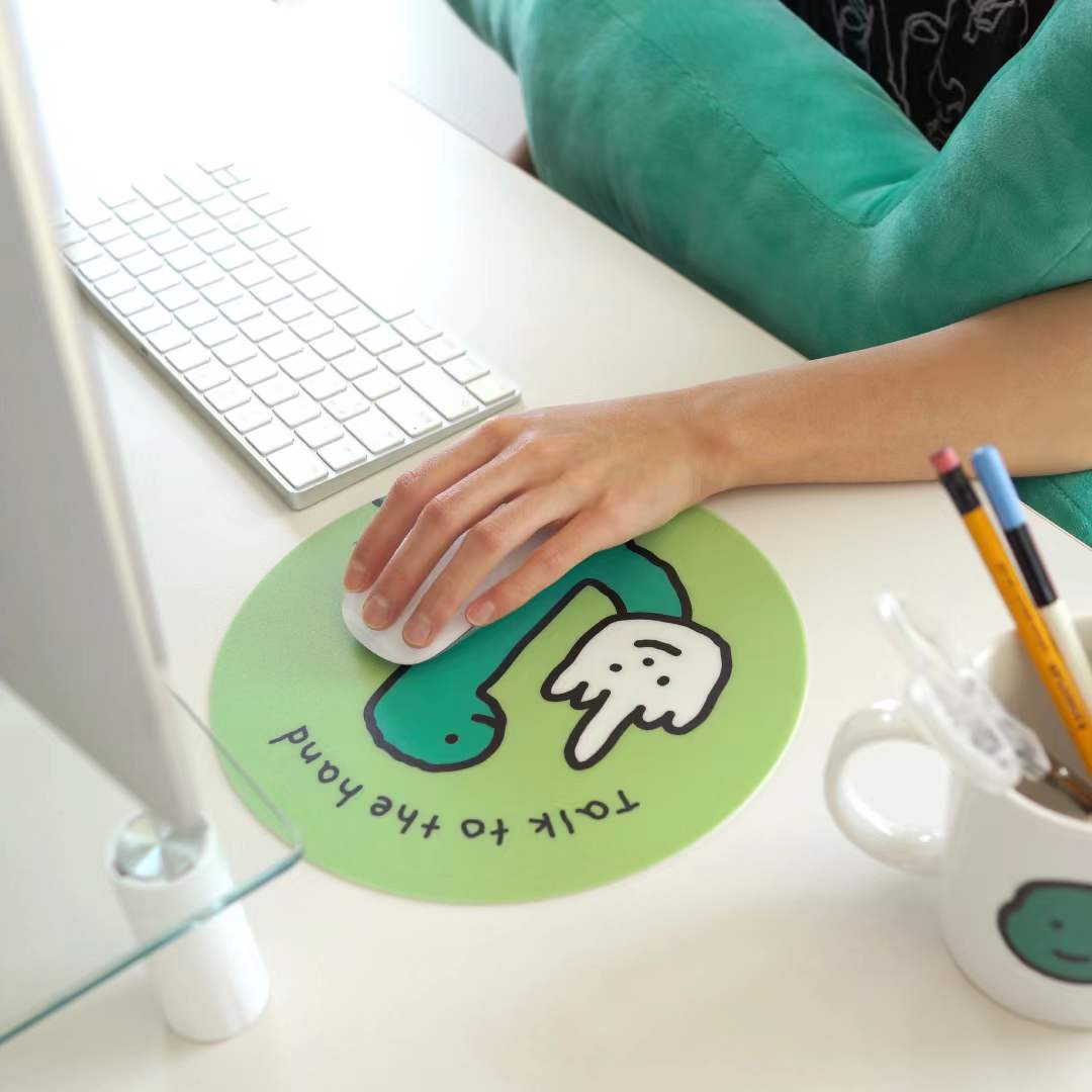 KOREAN JOGUMAN MOUSE PAD LITTLE DINOSAUR MOUSE PAD WATERPROOF AND NON-SLIP GENUINE STOCK