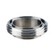 304 stainless steel SMS round thread cloud head hygiene grade T-type German standard DIN welding joint movable joint