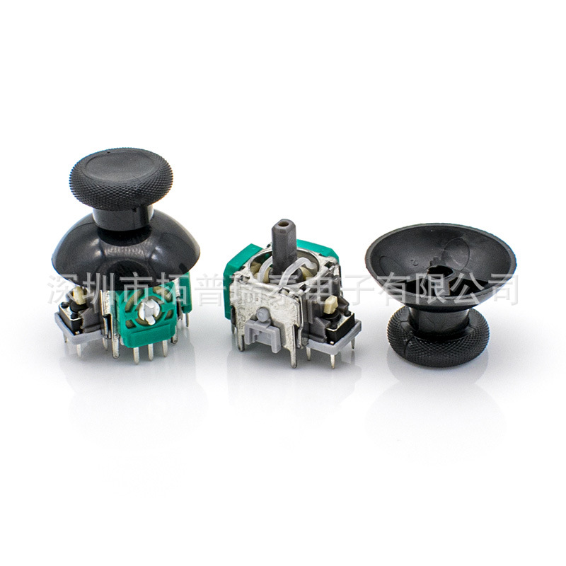 NEW XBOX ONE JOYSTICK 3D JOYSTICK GREEN GRAY BACKGROUND XBOXONE JOYSTICK MUSHROOM HEAD JOYSTICK CAP SET