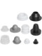 Silicone plug rubber plug high temperature resistant conical plug T-type seal plug anti-collision plug head shock absorber plug waterproof plug