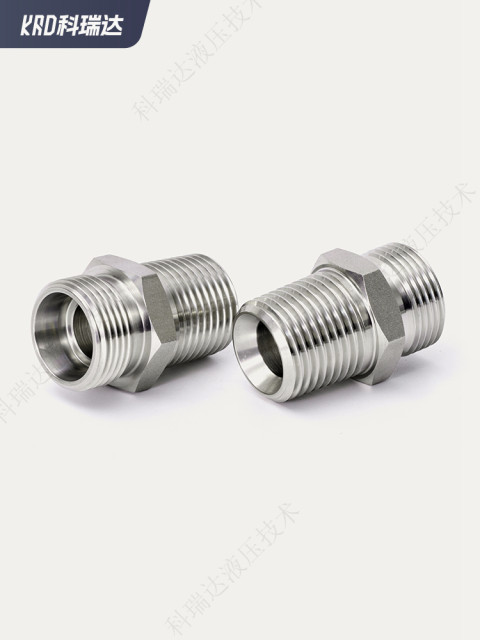 Stainless steel direct light/heavy duty 24 inner cone external thread to British pipe outer cone thread 1CT-SP/1DT-SP