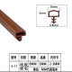 Wooden door seal strip doors and windows sound insulation, anti-collision, shockproof, sound insulation strip slot slot type slot type manufacturer