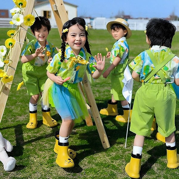 我是小芽芽六一儿童节演出服小种子表演服幼儿园运动会啦啦队班服 — 3