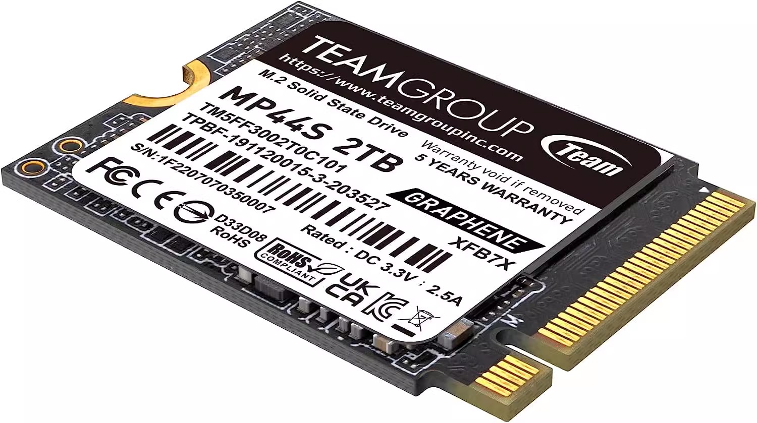 TEAMGROUP MP44S 2T 1TB는 STEAMDECK ROG 핸드헬드 2230 솔리드 스테이트 드라이브를 지원합니다