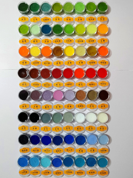 免淘洗100目釉料可烧制景泰蓝掐丝珐琅画diy材料包矿物彩釉七宝烧
