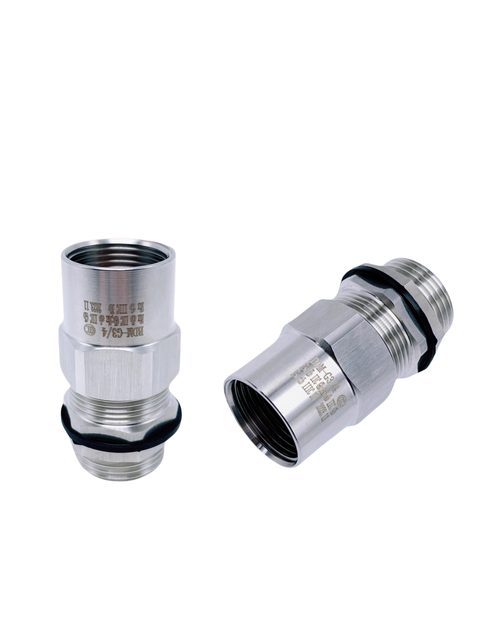 Connector type explosion-proof gran head inner and outer wire conversion 304 stainless steel cable clamping seal fixing joint g1/2
