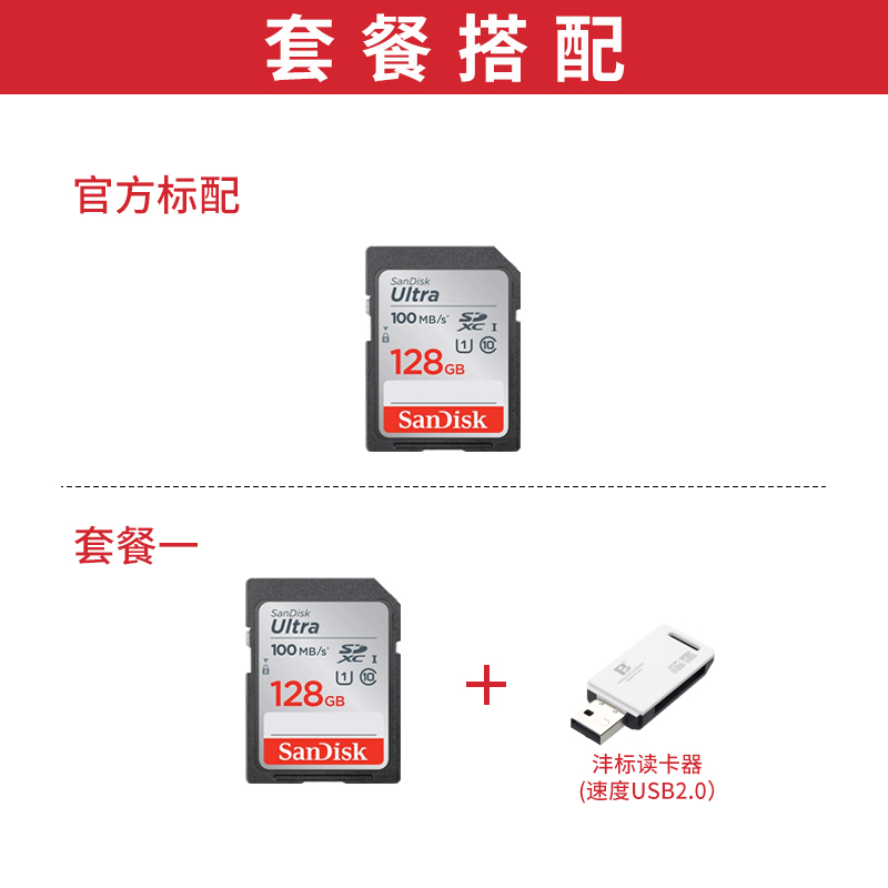 SANDISK|SANDISK 고속 SD TF128 메모리 카드 카메라 SD 카드 메모리 카드