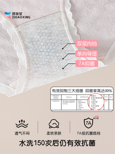 女童内裤中大童发育期10一14岁少女小学初中生纯棉夏季儿童三角裤 — 3
