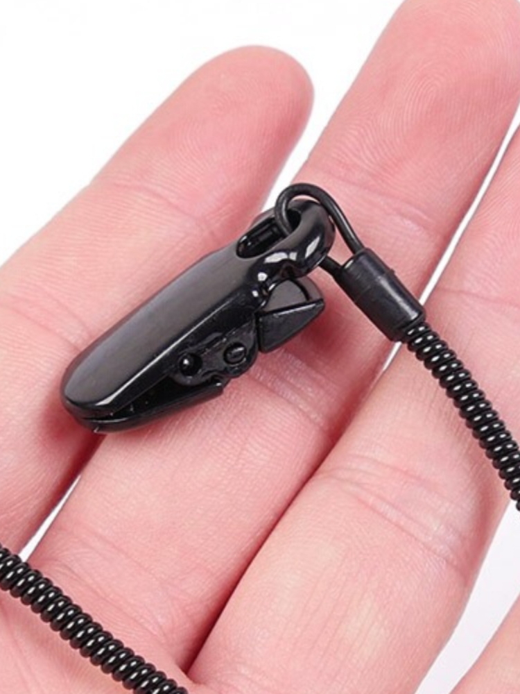 정통 모자 클립 로프 방풍 모자 버클 ABS 수도꼭지 버클 텔레스코픽 손실 로프 야외 모자 분실 방지 로프