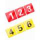 Acrylic digital number plate square number identification plate kindergarten activity number competition dining table serial number cabinet private label classification billiard table storage cabinet shelf equipment number plate customization