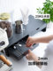Frost Mountain Desktop Storage Rack with Drawer Organizing Rack Monitor Elevated Household Tea Bags Coffee Countertop Storage Rack