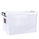 Transparent plastic box waterproof moisture-proof storage box thickened large size clothing storage suitcase factory pp