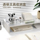 Desktop file storage rack transparent bookshelf office a4 paper partition rack pull-out and finishing rack stationery box