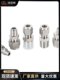 304 stainless steel double-screw connector, copper tube instrument gas source tube direct terminal NPT American standard external wire thread 8mm