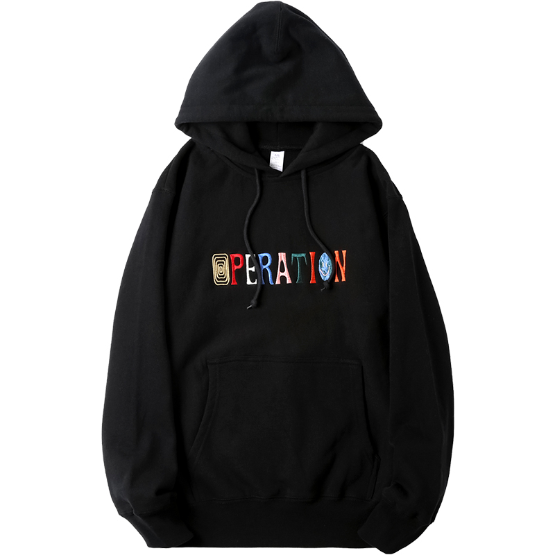 THIS ONE IS SO GOOD TO WEAR  460G HEAVY COTTON FUN PRINT SWEATSHIRT ATHLEISURE UNI HOODED TOP