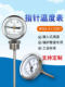 Bimetal thermometer pipe diameter axial WSS-311/301 industrial bimetal plug-in boiler temperature meter