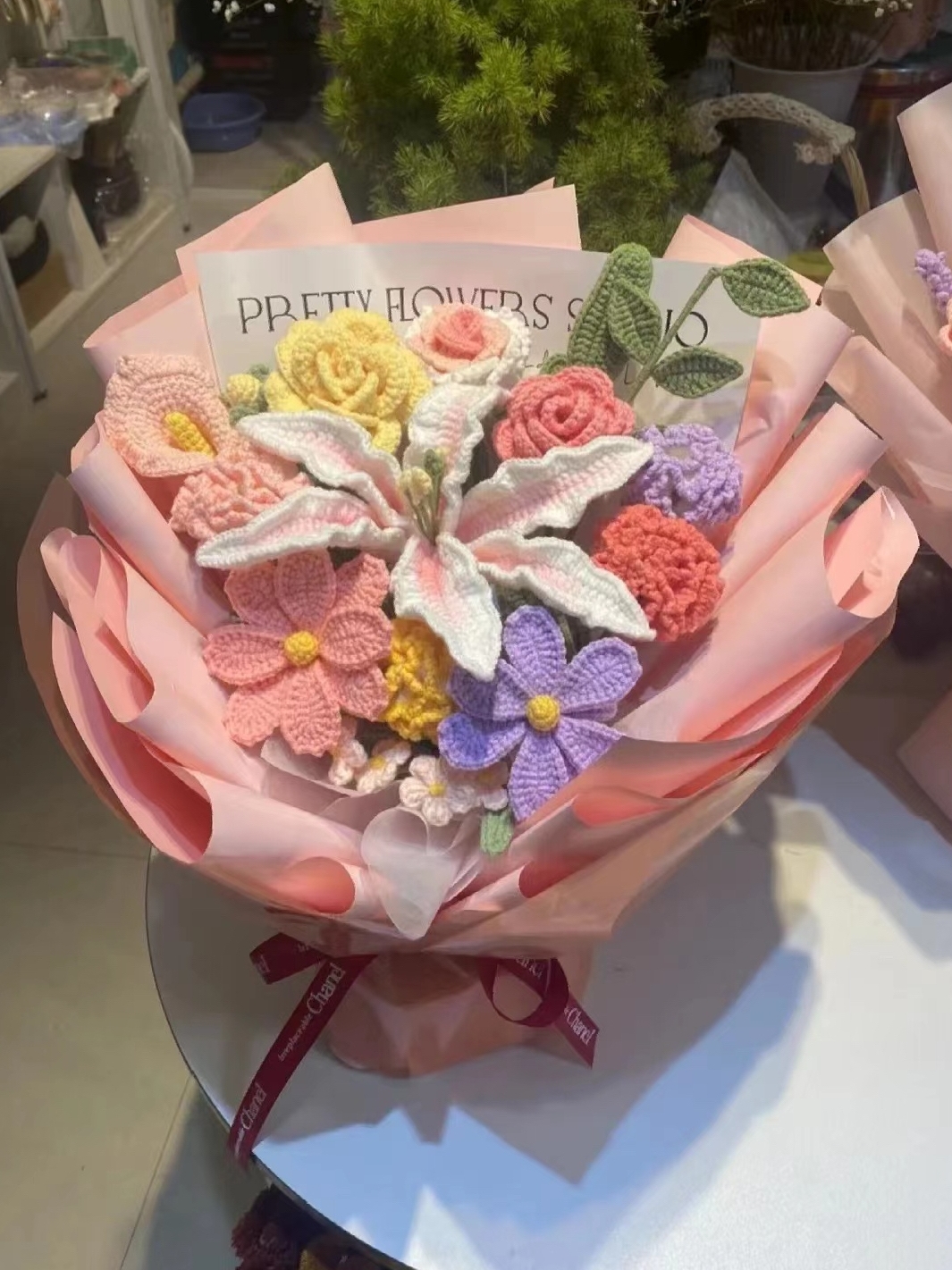 ON TEACHERS DAY SEND TEACHERS HAND-WOVEN BOUQUETS DIY MATERIAL PACKAGES HOMEMADE WOOLEN FINISHED THAI ROSES AS GIFTS