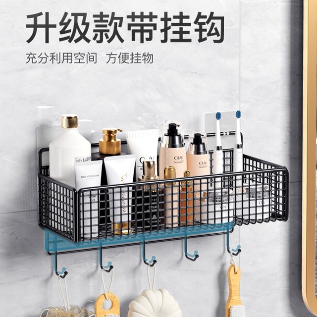 Toilet storage rack without punching above toilet toilet wall-mounted toilet tank bathroom wall bathroom storage rack