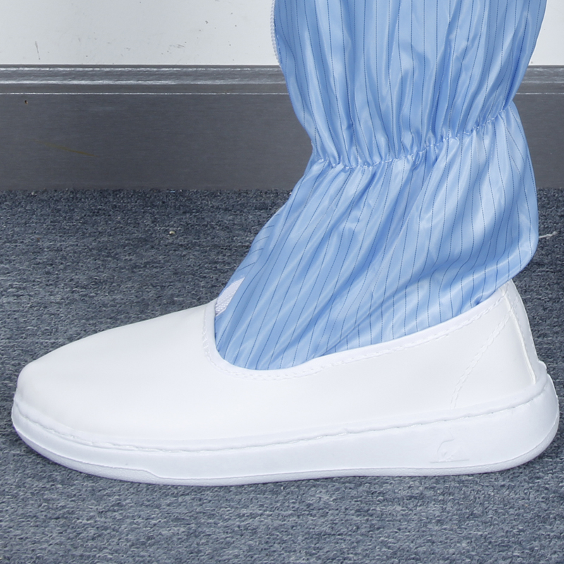ANTI-STATIC LONG TUBE SHOES SOFT SOLE ANTI-STATIC DUSTPROOF UNI BREATHABLE ELECTRONICS FACTORY WORKSHOP ANTI-ODOR DUST-FREE SHOES