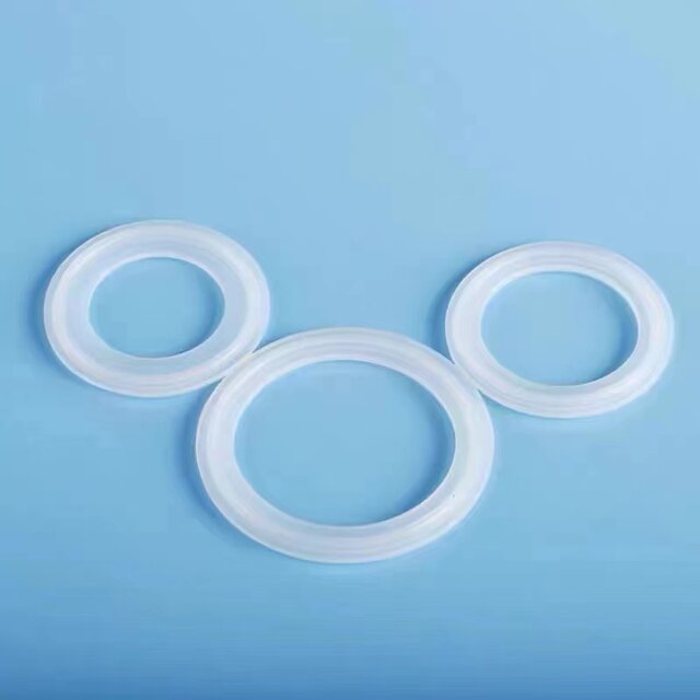 Quick-load silicone gasket sanitary-grade round seal gasket chuck quick-connect joint gasket clamp pad manufacturer direct sales