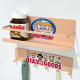 Refrigerator magnetic storage rack cute cartoon side storage rack 2025 new multi-functional punch-free seasoning rack