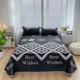 Cross-border bed sheet ice silk mat three-piece set 1.5 bed 1.8 bed double washable folding air conditioning mat soft mat wholesale