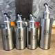 Anti-fall stainless steel perspective oil pot vinegar pot commercial restaurant seasoning can soy sauce vinegar bottle non-transparent sesame oil bottle