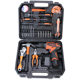 Lithium-power drill tool box Hardware tool set Collection charging drill home power tool set