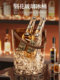 Light luxury carved ice bucket with hand-held thickened PET bucket KTV Champagne Beer Internet celebrity wine bar supplies ice ice bucket