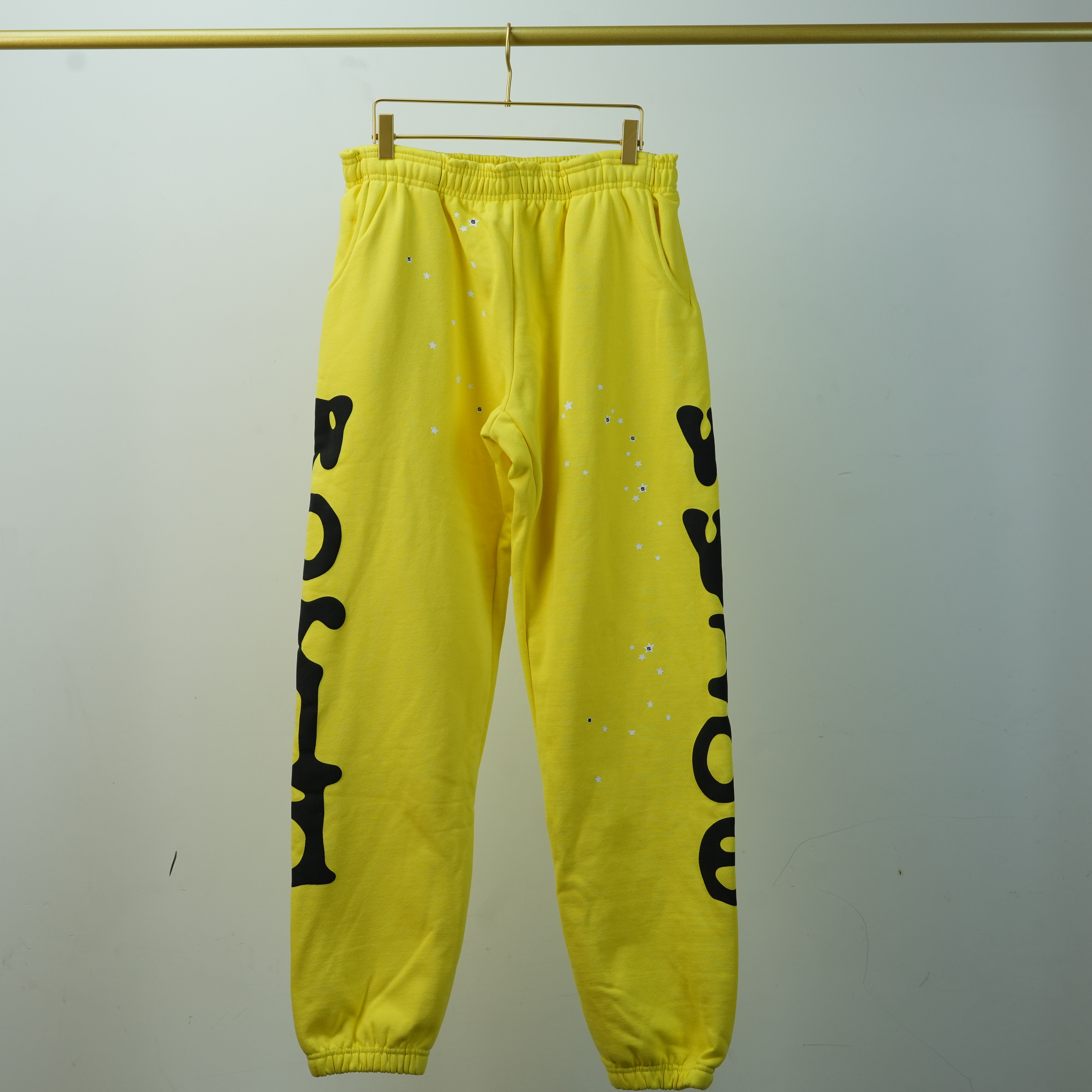 thumbnail for New fabric autumn and winter foam printed sweatpants