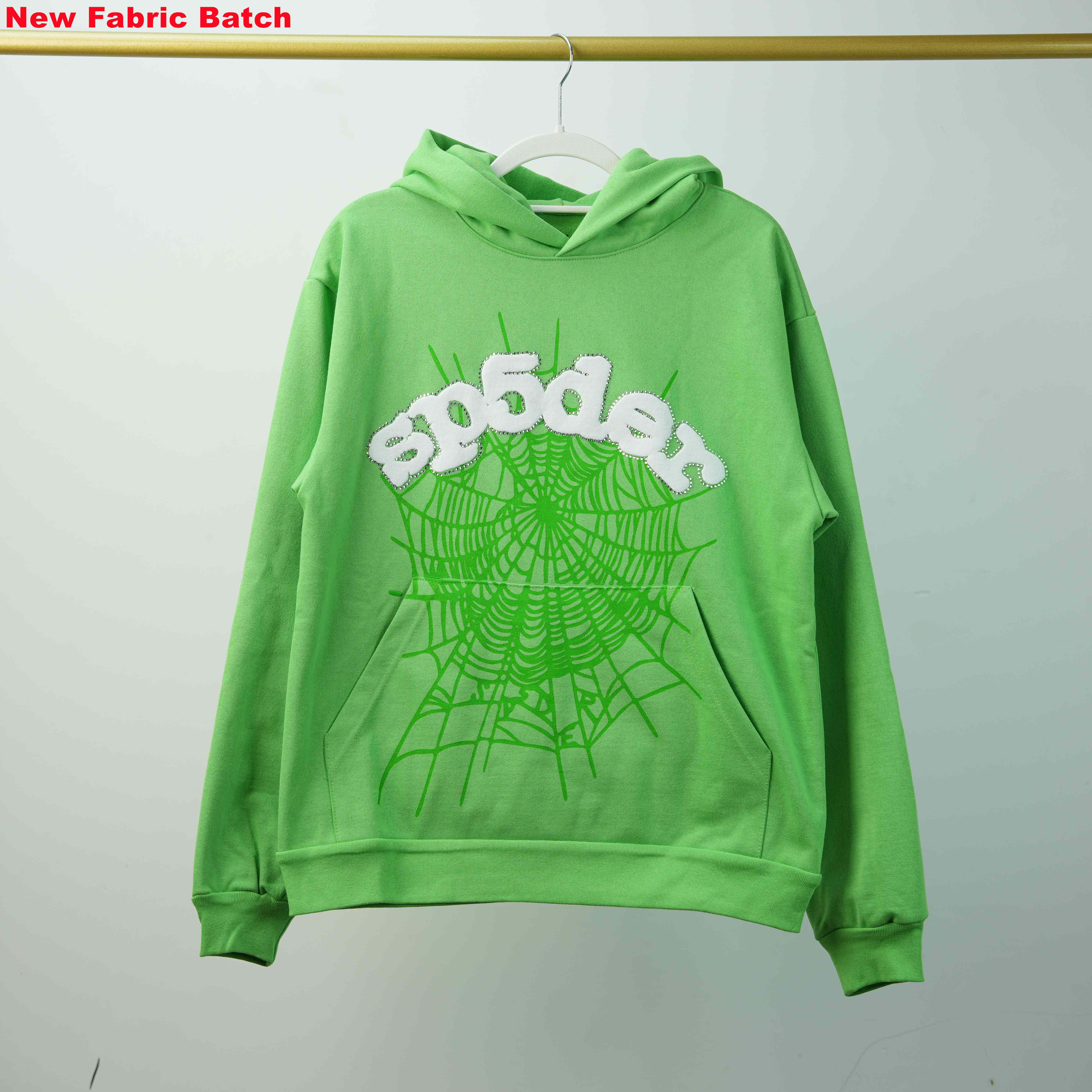 thumbnail for Green hooded sweatshirt