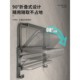 Japanese MUJIE towel rack bathroom punch-free bathroom storage rack net basket storage toilet space aluminum bath