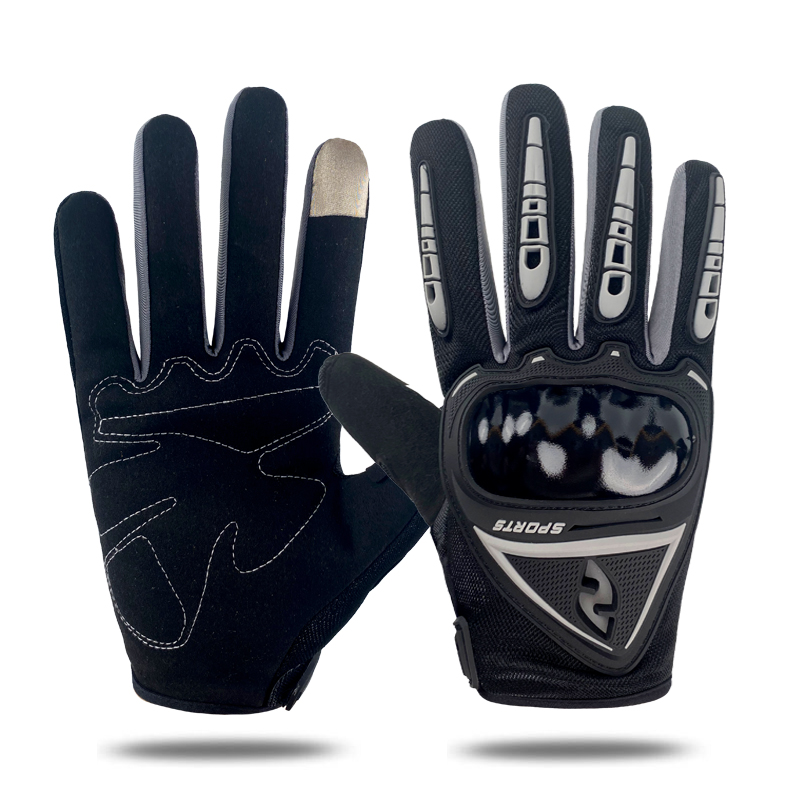 RIDING GLOVES MENS MOTORCYCLES FULL FINGERS SPRING AND AUTUMN MOTORCYCLE EQUIPMENT TOUCH SCREEN RIDER RIDING ANTI-FALLING WARM BREATHABLE IN ALL SEASONS