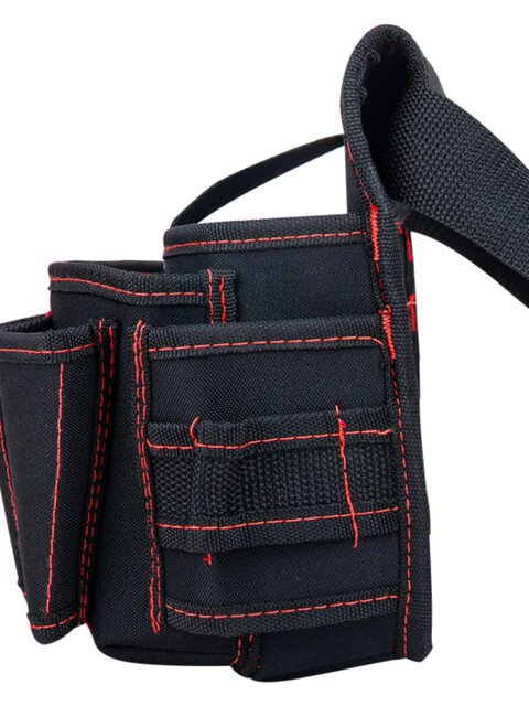 Deli Tools Tools Belly Bag Polyester Cloth Thickened Wear-resistant Tool Bag Electrician Repair Thickened Face Bag DL-P4/5