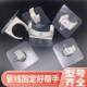No hole-free adhesive water pipe fixing snap PVC pipe gas pipe drain pipe clip nail-free U-shaped wall buckle