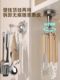Kitchen rotary suction cup hook hole-free multi-function wall-mounted storage rack storage rack spatula sink drain bag