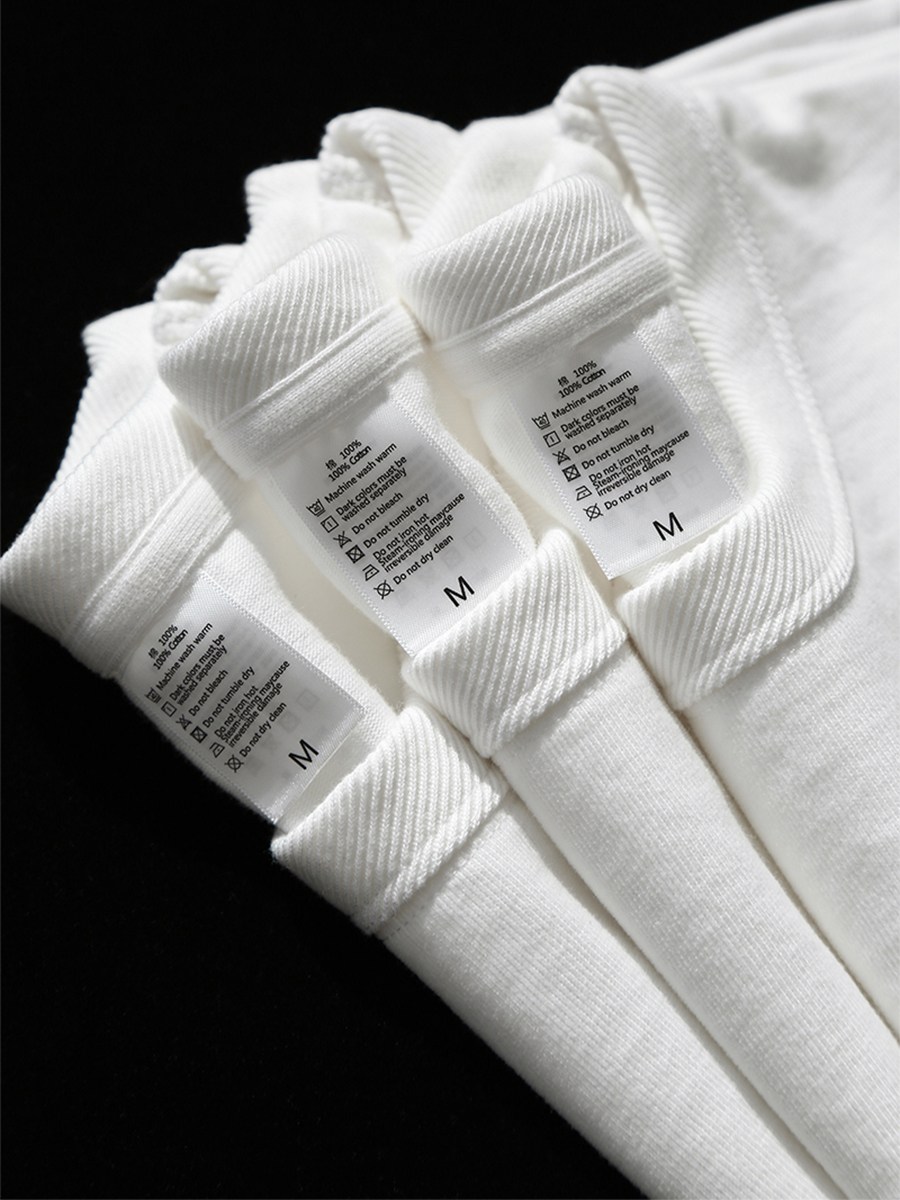 THREE NEEDLES  IT WILL NOT BE DEFORMED AFTER WASHING FOR A LONG TIME  300G HEAVY BRUSHED WHITE SHORT-SLEEVED T-SHIRT WOMENS HALF-SLEEVED UNDERWEAR A BASE FOR MEN