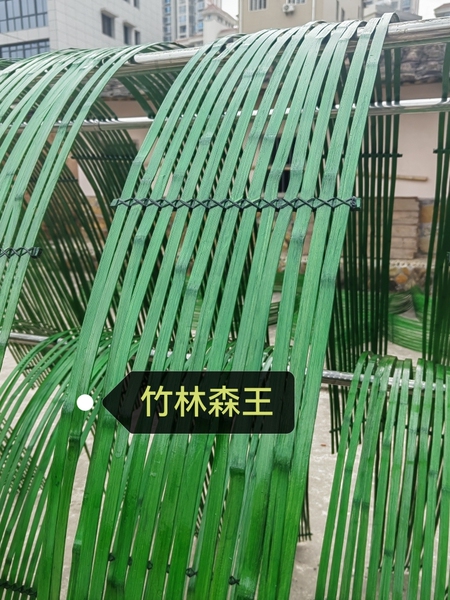 竹排竹编竹条婚宴节庆吊顶布置造型设计装饰品
