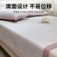 Summer ice silk beans cool mat anti-slip sheet three-piece set student single air conditioning mat summer cool silk soft mat