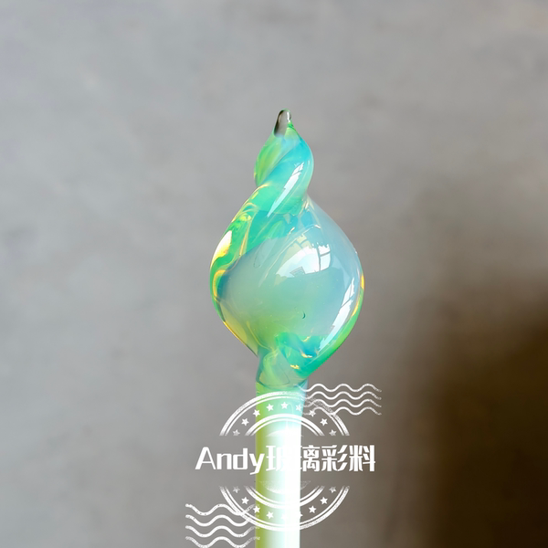 exp30 波塞冬黄绿色蛋白棒  烧玻璃灯工棒 彩色高硼硅琉璃硬料