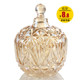 Creative European crystal glass candy jar large candy jar with lid candy box fruit tray household candy tray living room