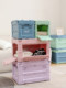 Longlife storage box pink double door folding box household dopamine storage box car trunk storage box
