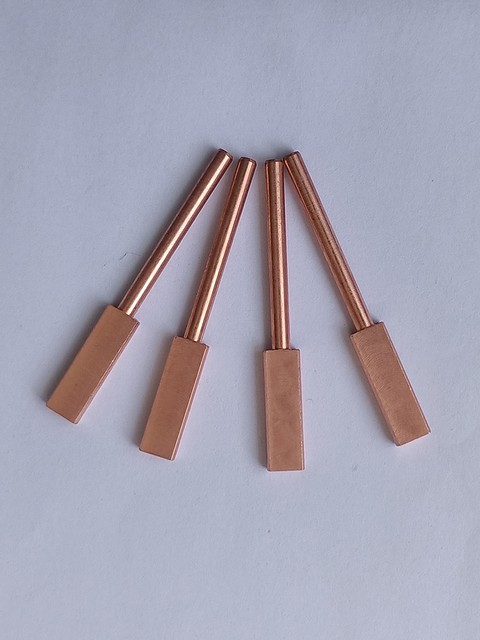 Alumina copper spot welding needle 6*100mm welding needle electrode head 18650 lithium battery welding needle copper rod