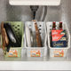 Cabinet storage box with pulleys Kitchen storage rack sorting box Household pot storage basket Under sink Kitchen