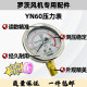 三叶罗茨风机回转风机专用耐震压力表负压表 开关球阀