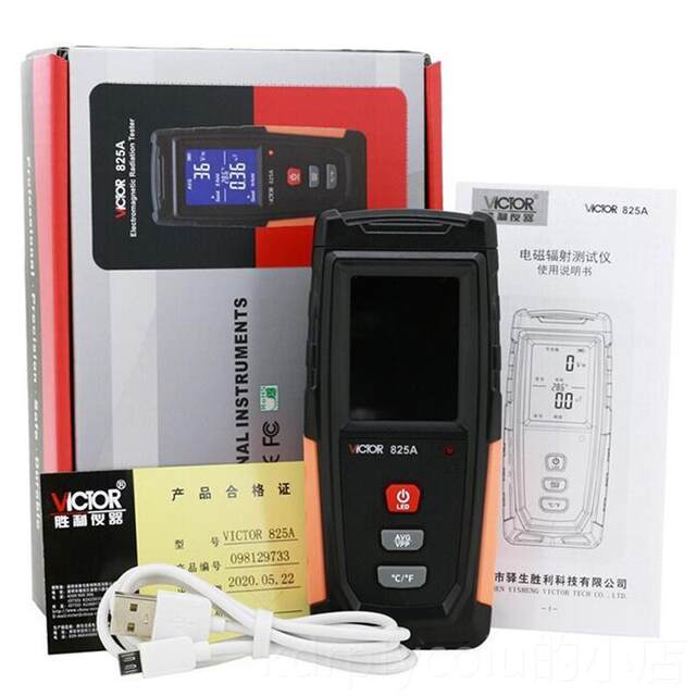 Genuine Victor Victor Electromagnetic Radiation Detection 8 Instrument Home Portable Pregnancy Radio Wave Magnetic Radiation Detection Side Device V