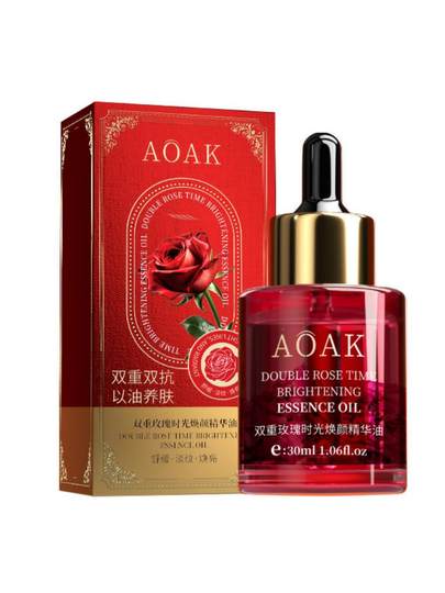 AOAK Doble Rose Aceite Facial Facial Cuidado de la piel Bellato Aceite Anti-Wrinking Hidratizing Lotión Líquido esencia