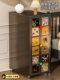 Medium style bedside table household bedroom bedside light luxury high-end black sofa side cabinet chest cabinet bedside storage