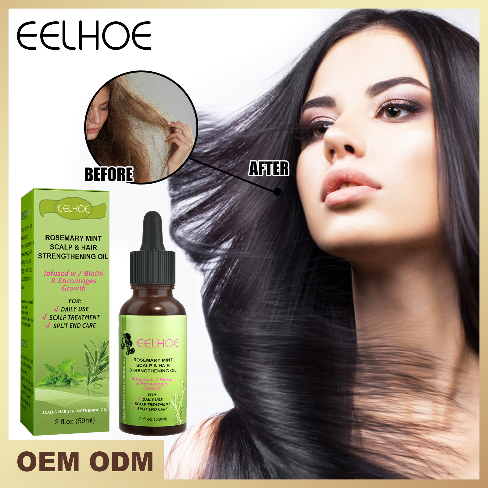 SOFTENING AND STRENGTHENING HAIR GROWTH LIQUID SCALP MASSAGE