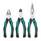 Industrial grade wire pliers, vise, electrician special 6/8-inch pointed-nosed pliers, multi-functional oblique pliers, flat-mouth hand pliers